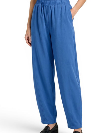 BRL02 Barrel Leg Pants with Elastic Waist – Modern Style
