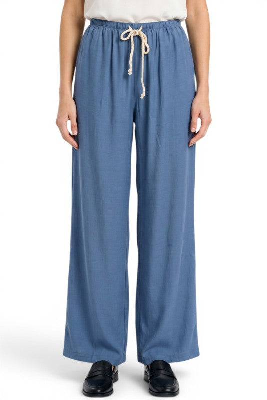 TWL01 Linen Blend Straight Leg Pants – Effortless Style