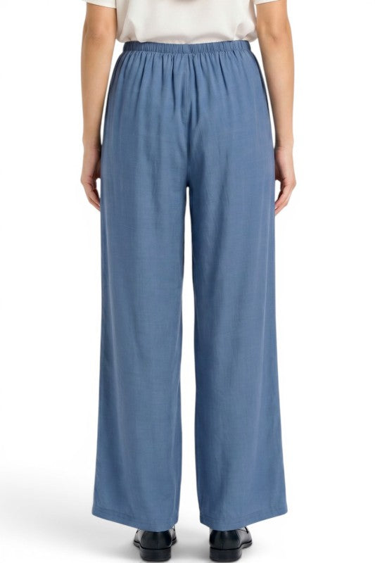 TWL01 Linen Blend Straight Leg Pants – Effortless Style