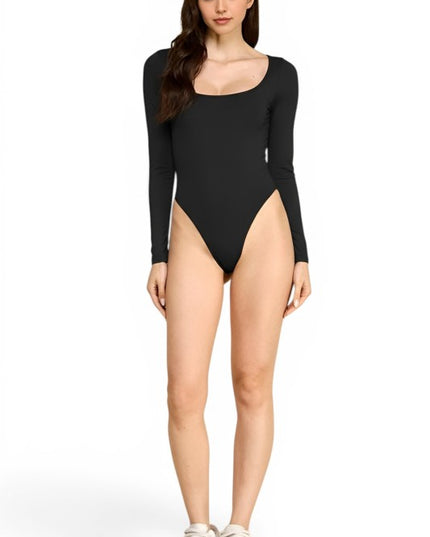 BST23L Scoop Neck Long Sleeve Bodysuit – Everyday Essential