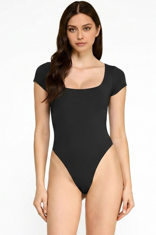 BST23 Scoop Neck Short Sleeve Bodysuit – Everyday Essential