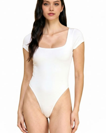 BST23 Scoop Neck Short Sleeve Bodysuit – Everyday Essential