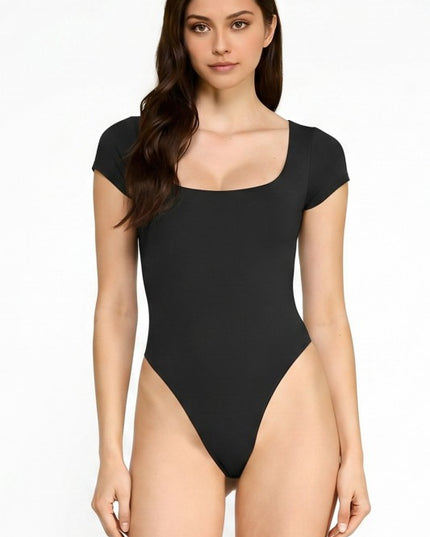 BST23 Scoop Neck Short Sleeve Bodysuit – Everyday Essential