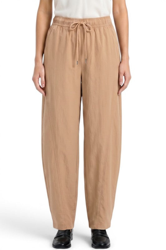 BRL01 Barrel Leg Drawstring Pants – Modern Casual Style