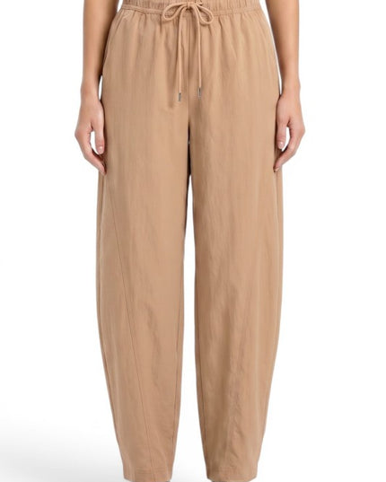 BRL01 Barrel Leg Drawstring Pants – Modern Casual Style