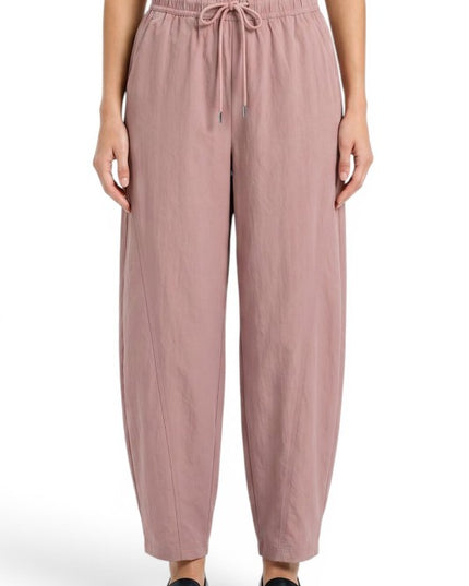 BRL01 Barrel Leg Drawstring Pants – Modern Casual Style