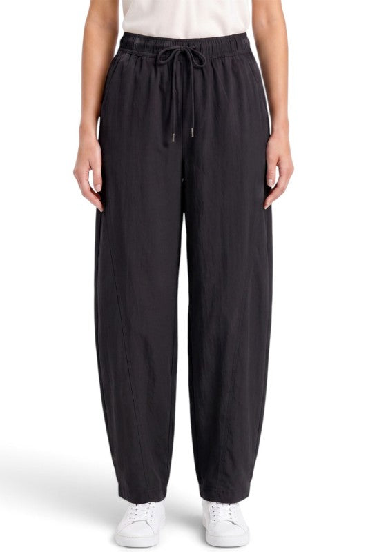 BRL01X Plus Size Barrel Leg Drawstring Pants