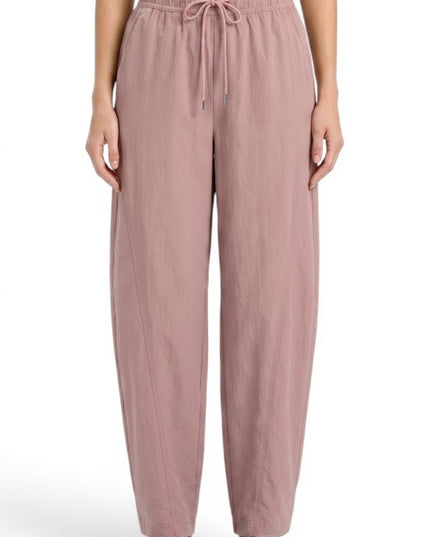 BRL01 Barrel Leg Drawstring Pants – Modern Casual Style