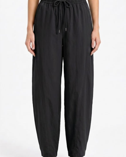 BRL01 Barrel Leg Drawstring Pants – Modern Casual Style