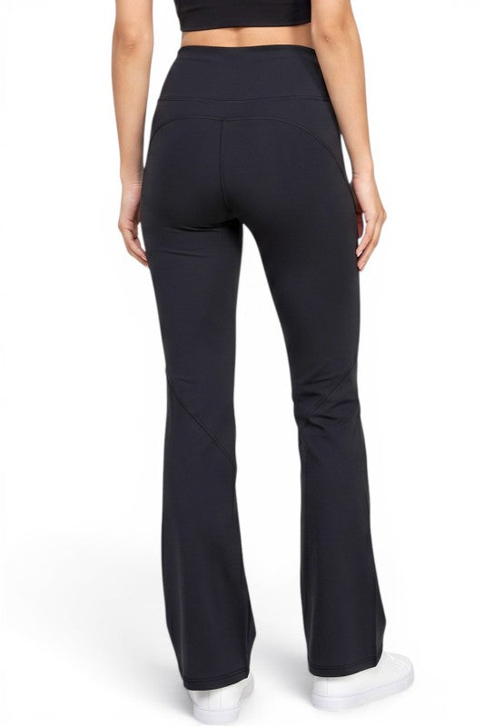 PH75BB ACTIVE WORKOUT HIGH WAIST YOGA FLARE PANTS