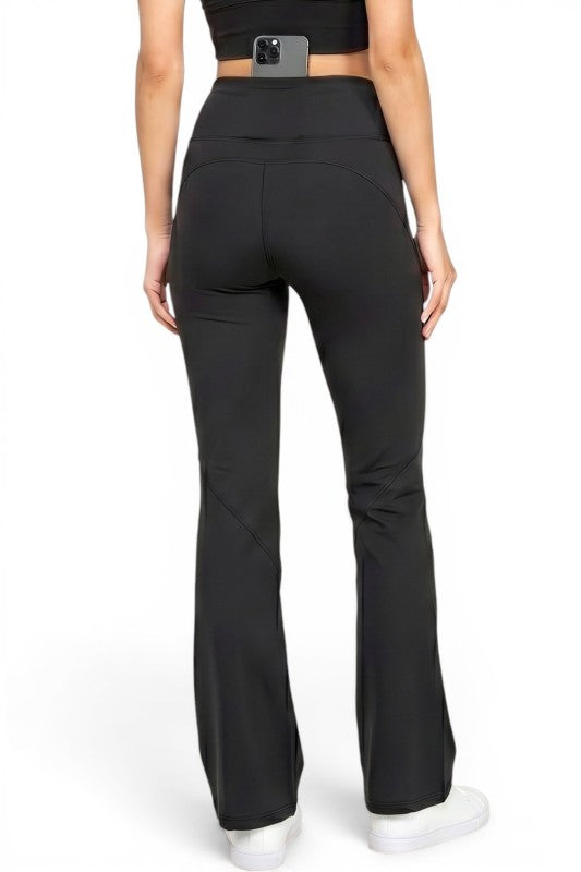 PH75BB ACTIVE WORKOUT HIGH WAIST YOGA FLARE PANTS