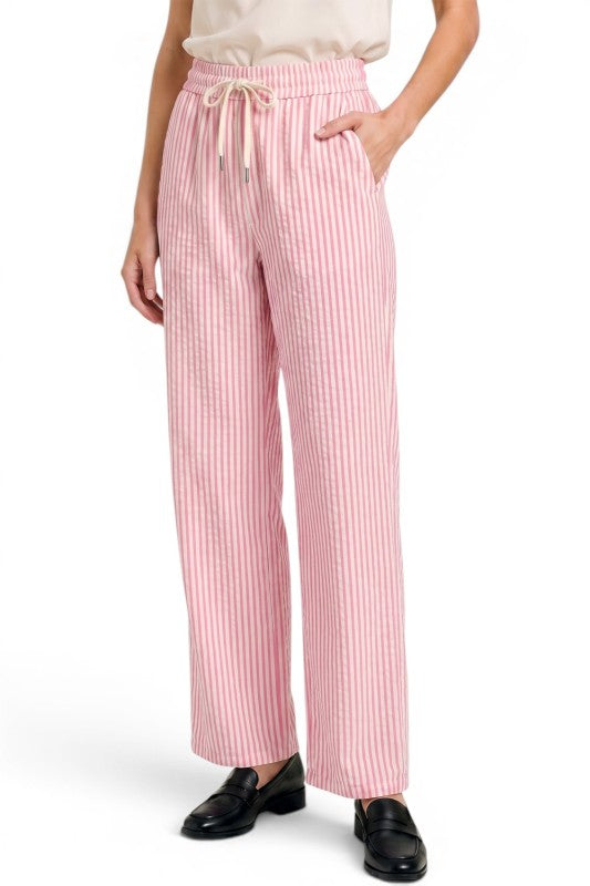 PLUS PC17X Stripe Straight Leg Pants – Modern Chic Style