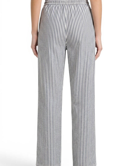 PLUS PC17X Stripe Straight Leg Pants – Modern Chic Style
