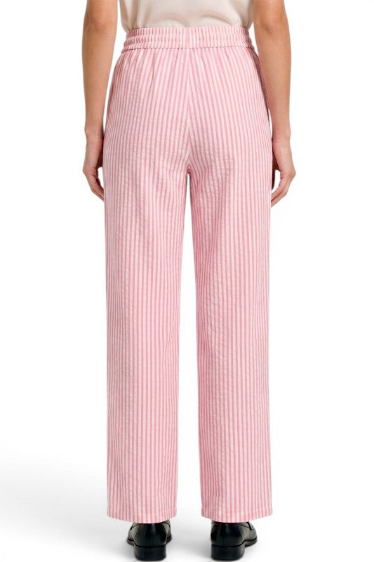 PLUS PC17X Stripe Straight Leg Pants – Modern Chic Style