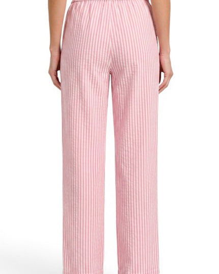 PLUS PC17X Stripe Straight Leg Pants – Modern Chic Style