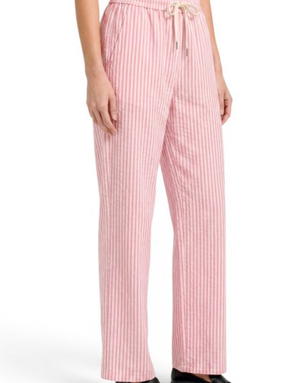 PLUS PC17X Stripe Straight Leg Pants – Modern Chic Style