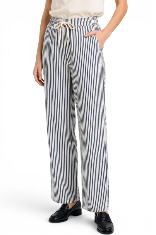 PLUS PC17X Stripe Straight Leg Pants – Modern Chic Style