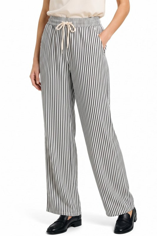 PLUS PC17X Stripe Straight Leg Pants – Modern Chic Style