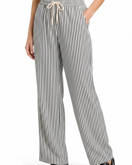 PLUS PC17X Stripe Straight Leg Pants – Modern Chic Style