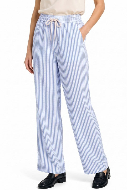 PLUS PC17X Stripe Straight Leg Pants – Modern Chic Style