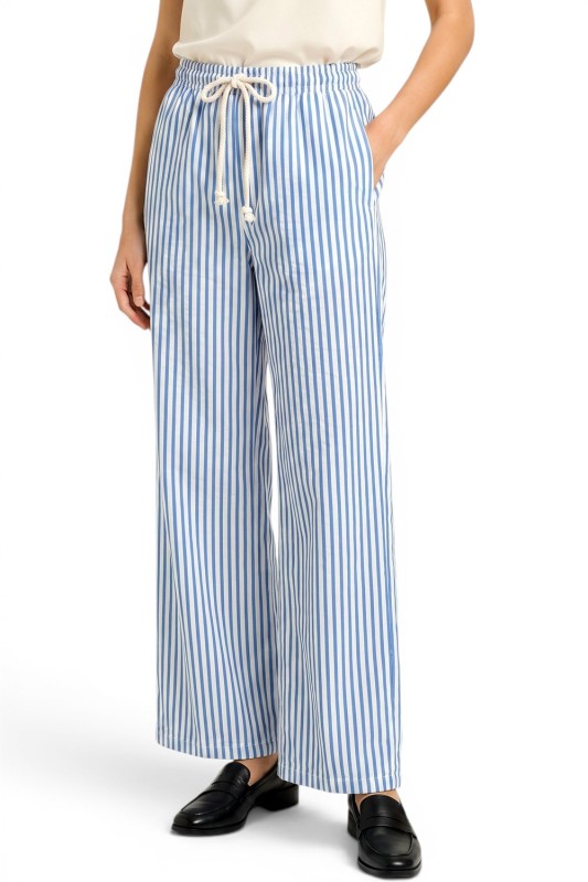 PLUS PC18X Striped Straight Leg Pants – Relaxed Everyday Fit
