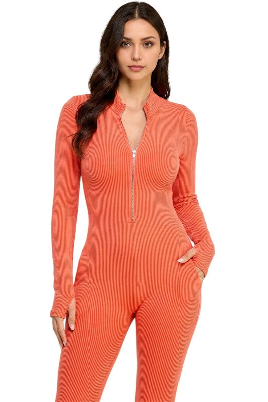 JS100MW Mineral Wash Catsuit – Edgy Modern Style