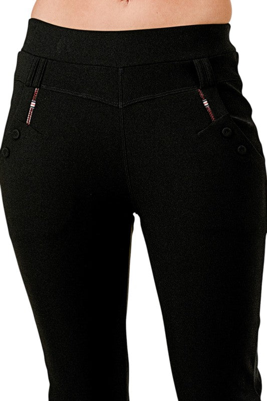 SCU5006 Scuba Skinny Dress Pants – Sleek Tailored Fit