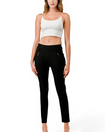 SCU5006 Scuba Skinny Dress Pants – Sleek Tailored Fit