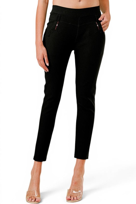 SCU5006 Scuba Skinny Dress Pants – Sleek Tailored Fit