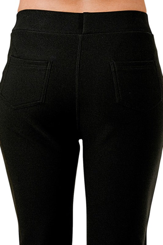 SCU5006 Scuba Skinny Dress Pants – Sleek Tailored Fit