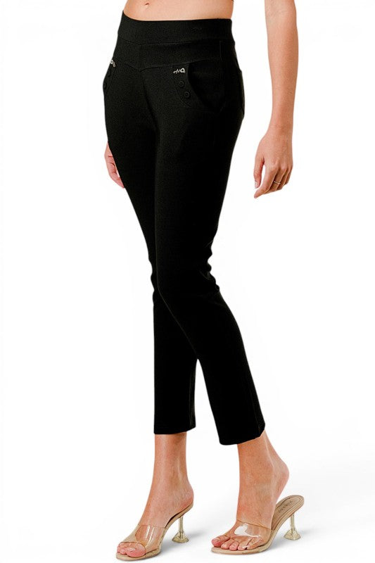 SCU5007 Scuba Skinny Pants – Tailored Stretch Fit