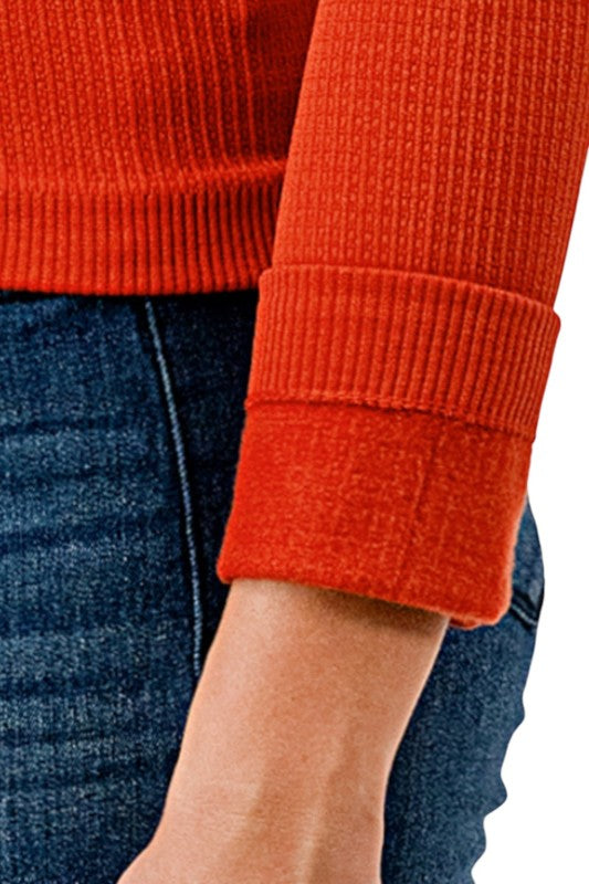 SHE01 Fleece Scoop Neck Top – Cozy Everyday Fit