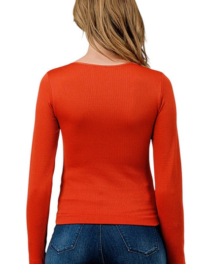 SHE01 Fleece Scoop Neck Top – Cozy Everyday Fit