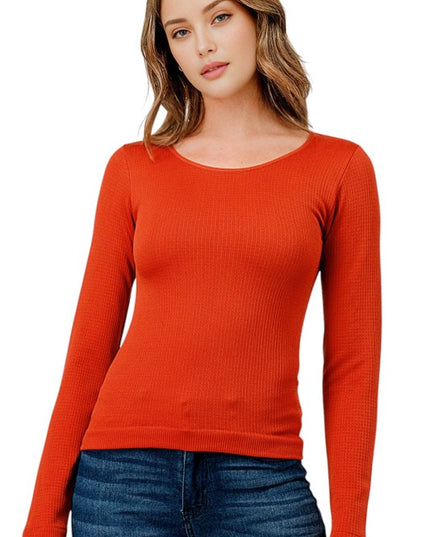 SHE01 Fleece Scoop Neck Top – Cozy Everyday Fit