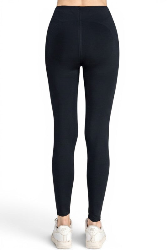 PH001SK Hourglass High-Rise Fleece Leggings – Sculpting Fit