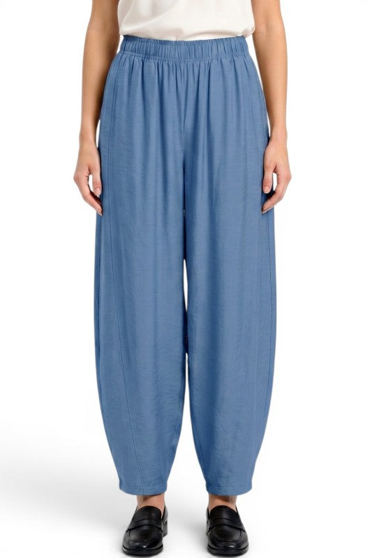 TWL02 Twill Linen Barrel Pants – Relaxed Modern Fit