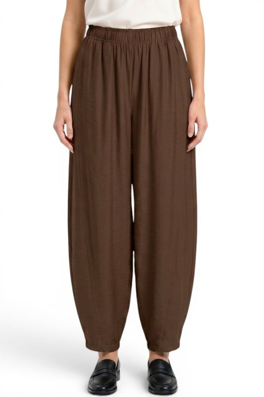 TWL02 Twill Linen Barrel Pants – Relaxed Modern Fit