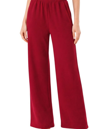 PLUS ANT101X Textured Straight Pants