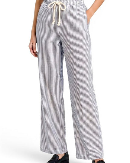 CS18 Pinstripe Straight Pants – Drawstring