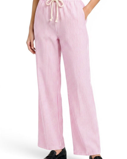 CS18 Pinstripe Straight Pants – Drawstring