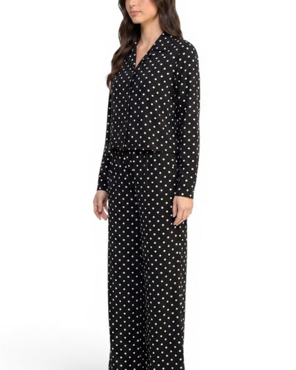 LELIS-902SET Printed Button Down Pant Set – Chic Style