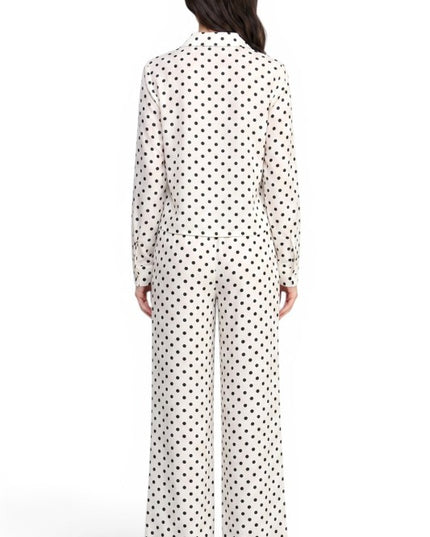 LELIS-902SET Printed Button Down Pant Set – Chic Style