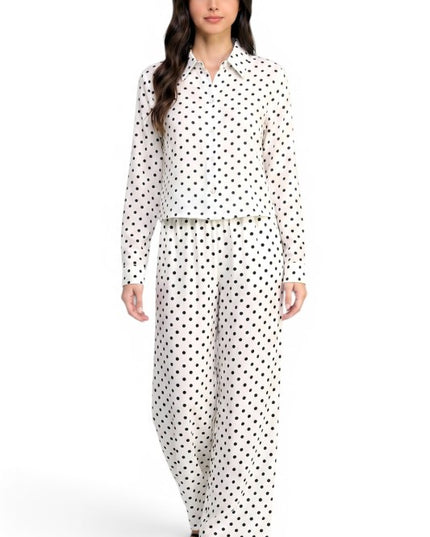 LELIS-902SET Printed Button Down Pant Set – Chic Style