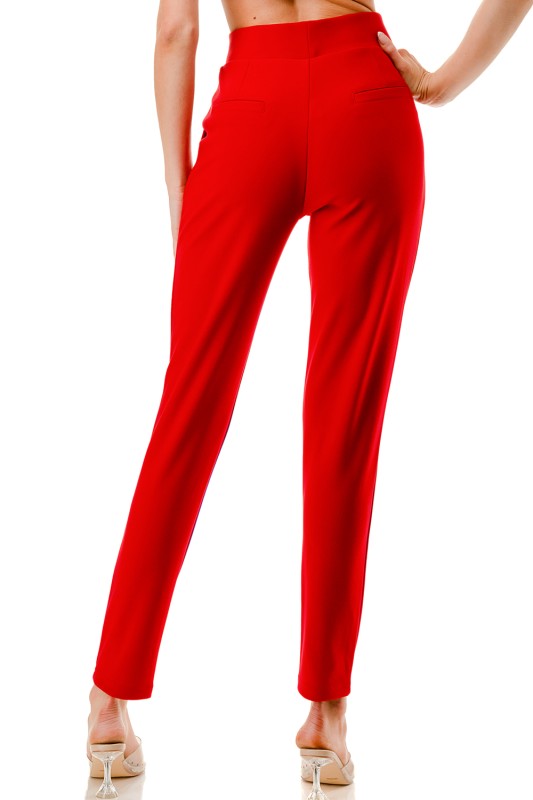 SCUP18 Scuba Pants – High Waist Slim Fit Trousers