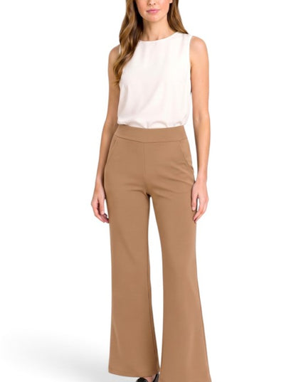 PLUS SCUP18BX Plus Scuba Flare Pants – Stretch Fit With Side