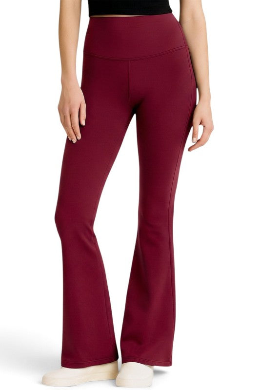 BLL02 Active High-Rise Butt Lift Flare Yoga Pants