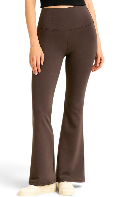 BLL02 Active High-Rise Butt Lift Flare Yoga Pants
