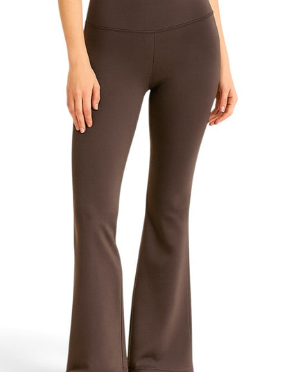BLL02 Active High-Rise Butt Lift Flare Yoga Pants