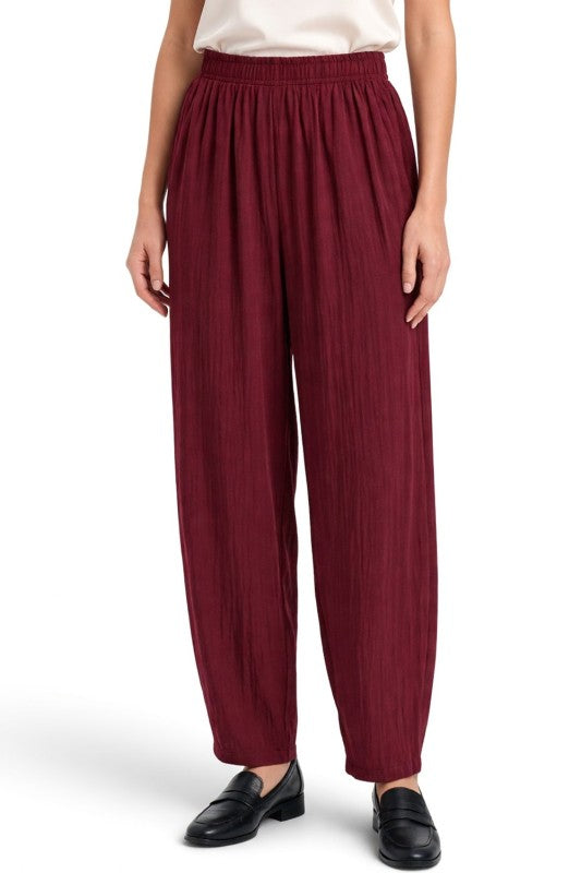 CQ295 Light Crinkle Barrel Pants – Relaxed Everyday Fit