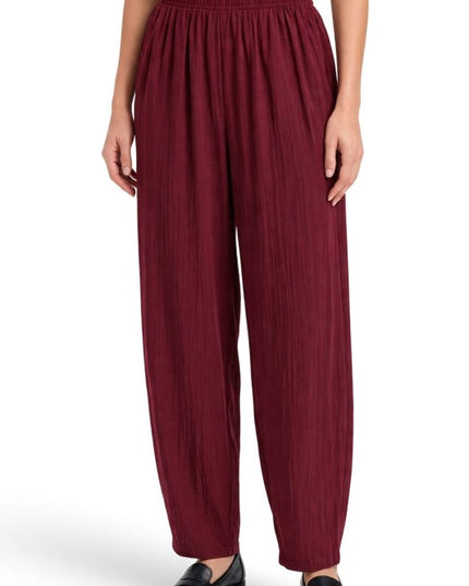 CQ295 Light Crinkle Barrel Pants – Relaxed Everyday Fit